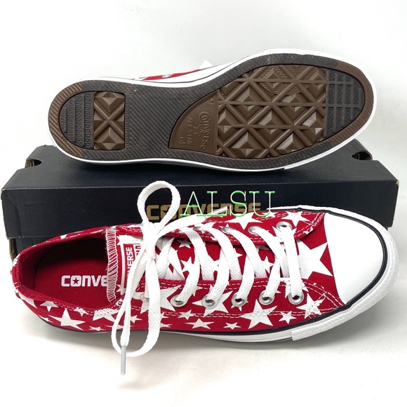 Converse 🔥SALE!🔥 Ctas Canvas Low Top Day Ahead Red Women’s Size 7.5 147119F - Picture 3 of 11